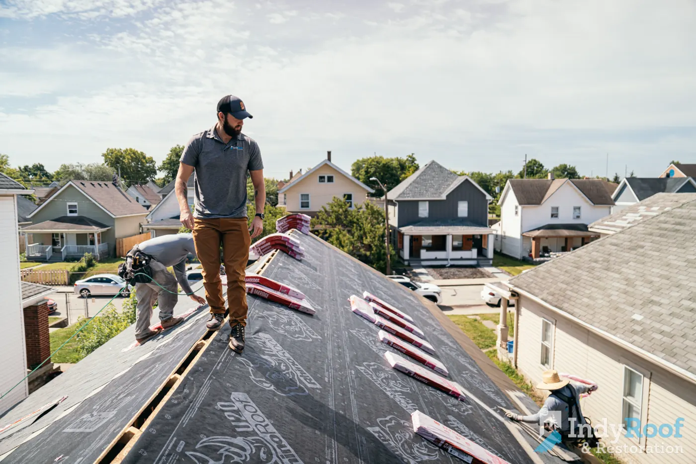 Roofing by Clay Corner Roofing near Carmel, IN